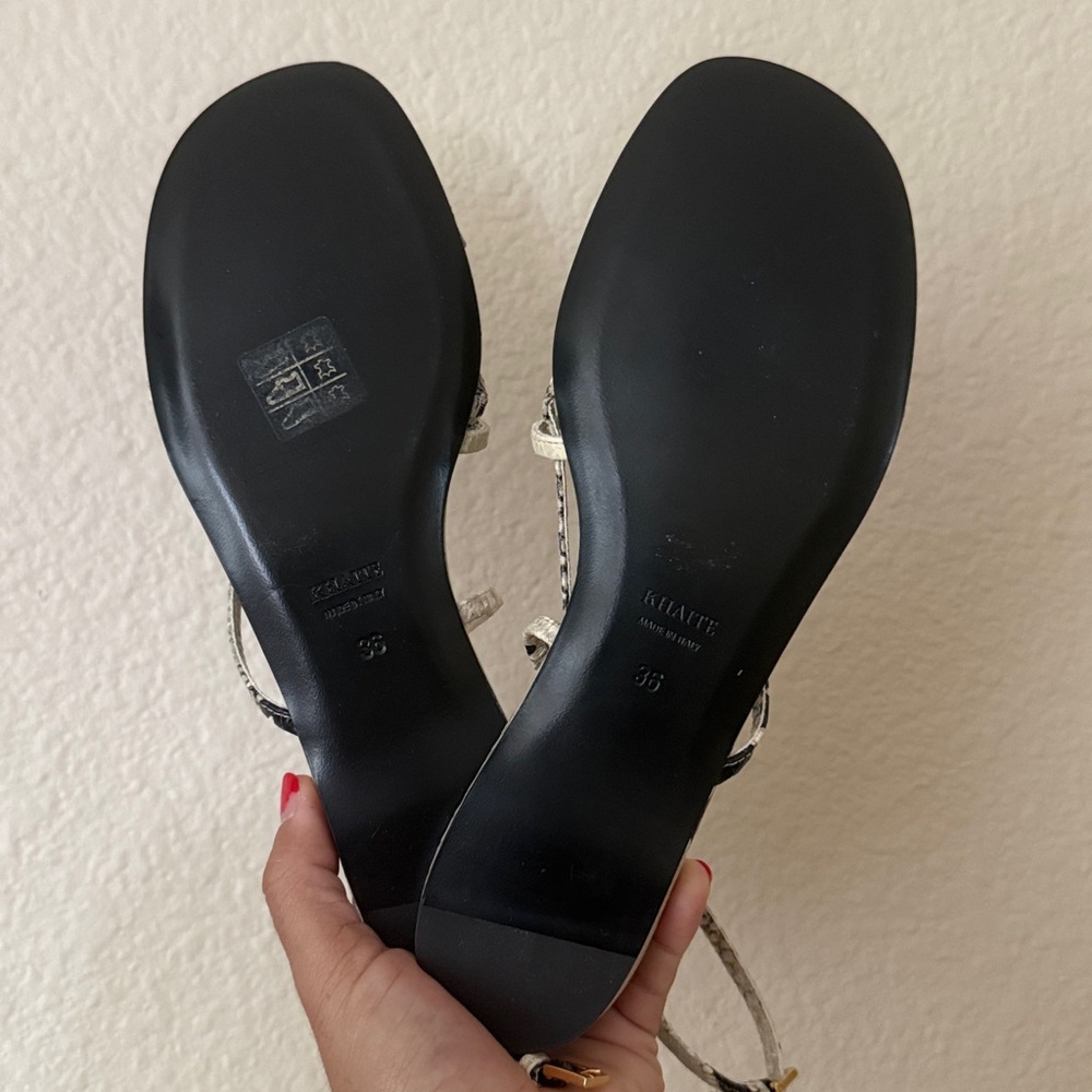 KHAITE Snake Loop Strap Sandals - image 3